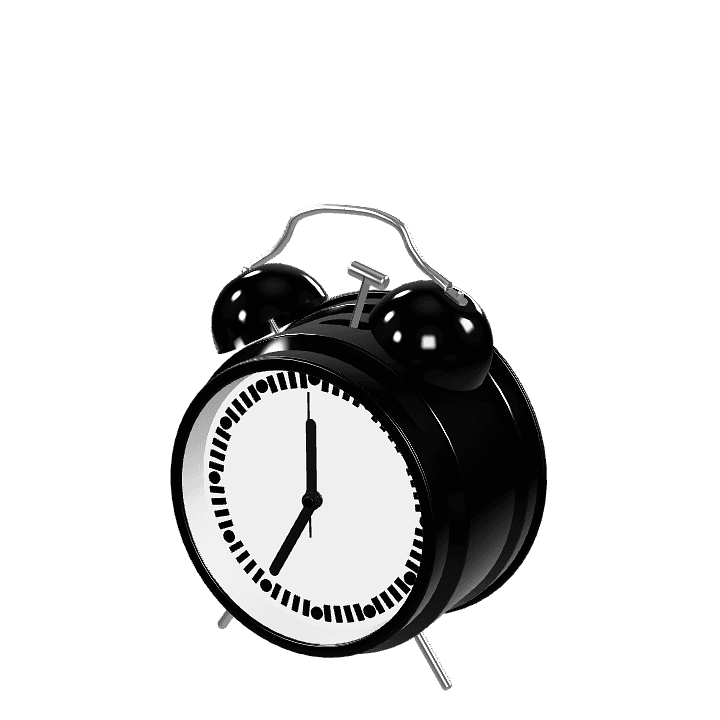 Clock, Time, Hours 3D model. Free for use. - Image 1