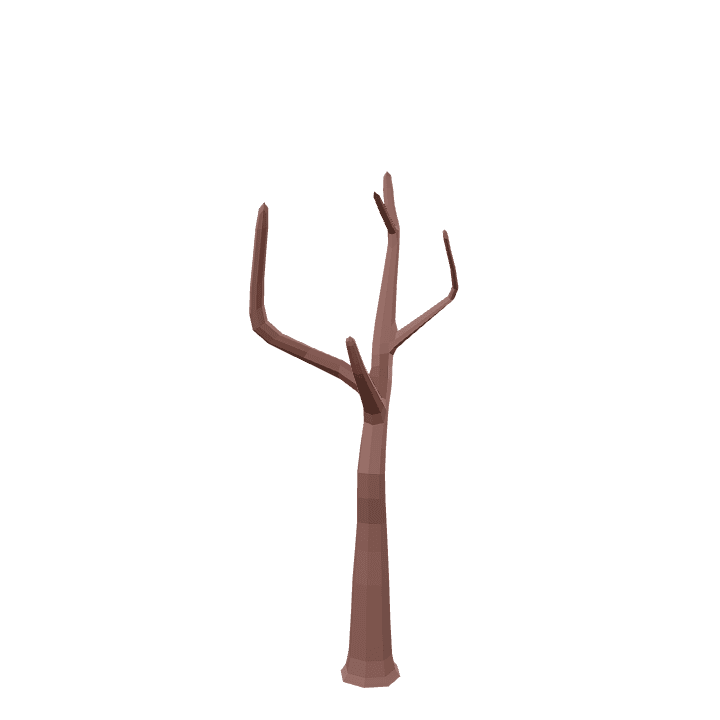 Common-tree, Dead, Tree 3D model. Free for use. - Image 1
