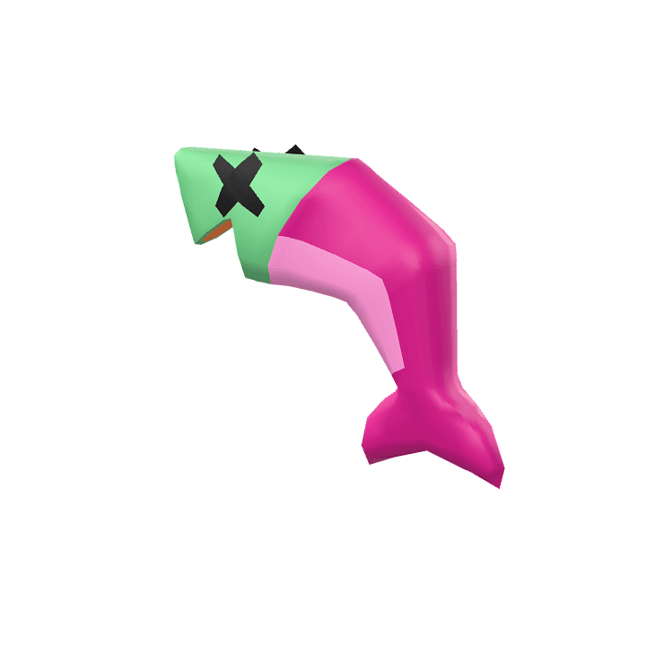 Salmon-fish, Food-ingredient, Fish 3D model. Free for use. - Image 1