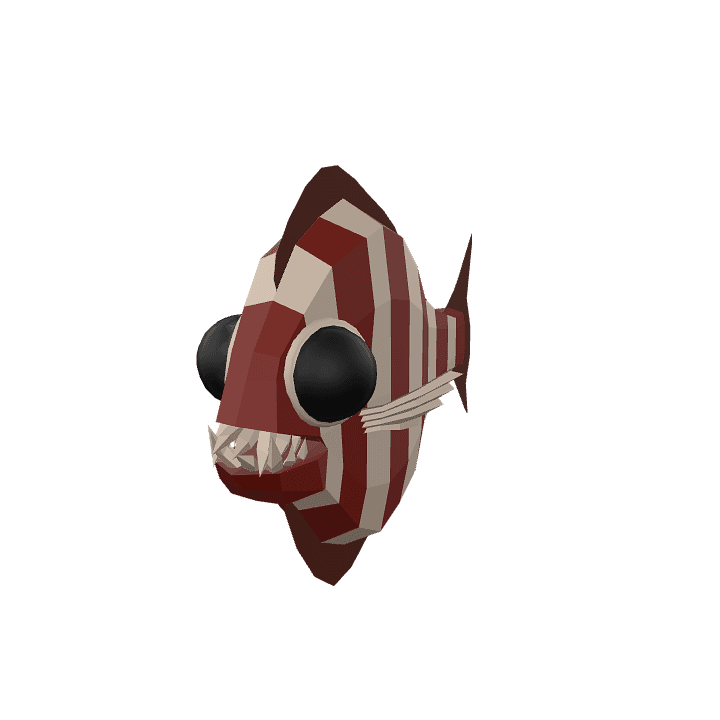 Flatfish, Fish, Brown 3D model. Free for use. - Image 1