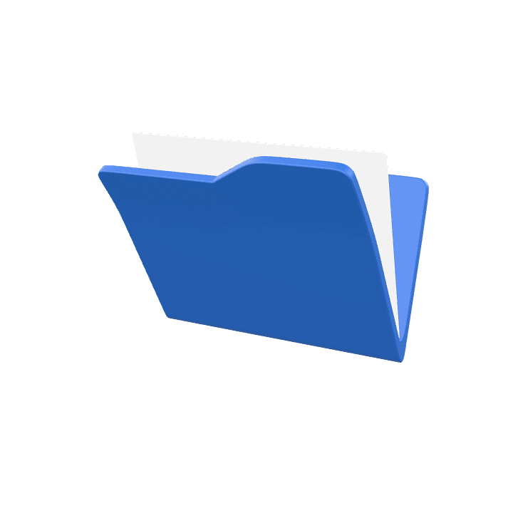 Folder, Files, File 3D model. Free for use. - Image 1