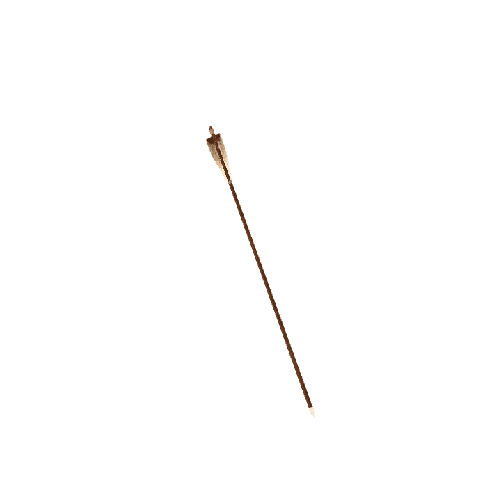 Wooden-arrow, Arrow, Wood 3D model. Free for use.