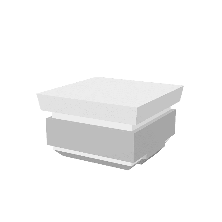 Modular-column, Column, Top 3D model. Free for use. - Image 1