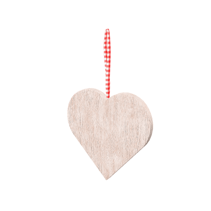 Deco-heart, Decorative, Heart 3D model. Free for use. - Image 1