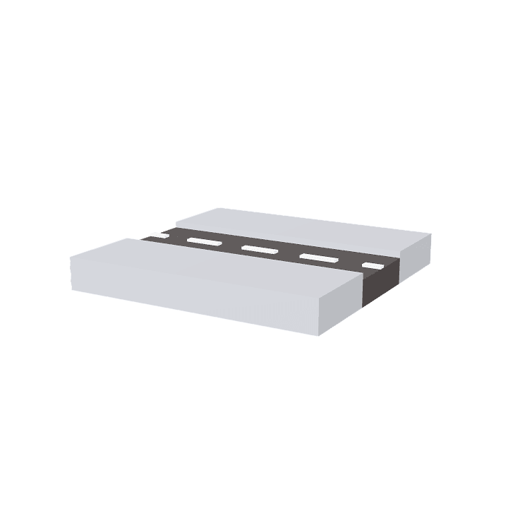 Street, Straight, Road 3D model. Free for use. - Image 1