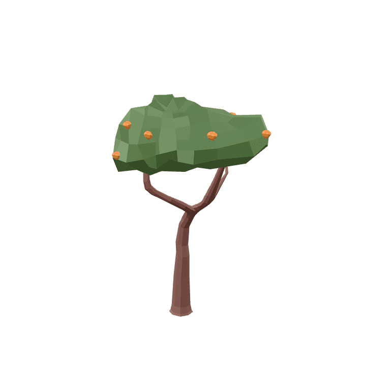 Orange, Fruit, Orange-color 3D model. Free for use. - Image 1