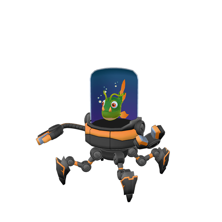 Fish, Mecha, Robot 3D model. Free for use.