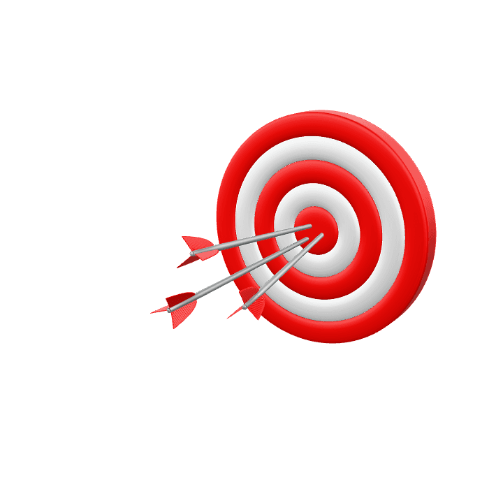 Target, Arrows, Sports 3D model. Free for use. - Image 1
