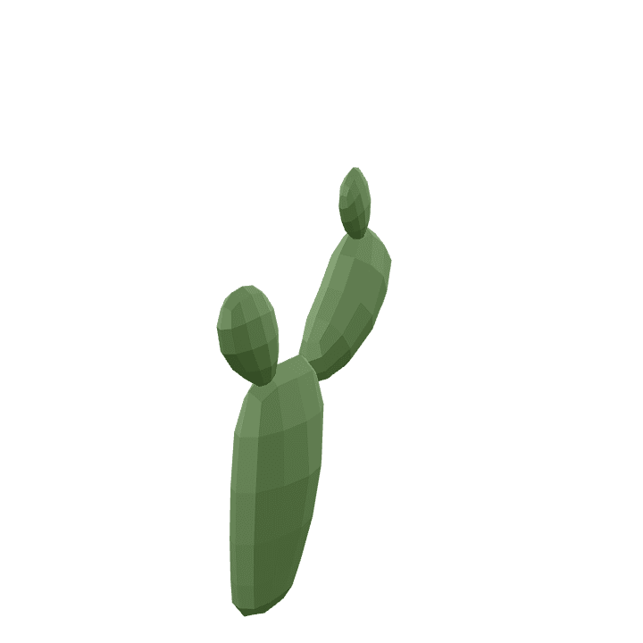 Cactus, Plant, Green 3D model. Free for use.