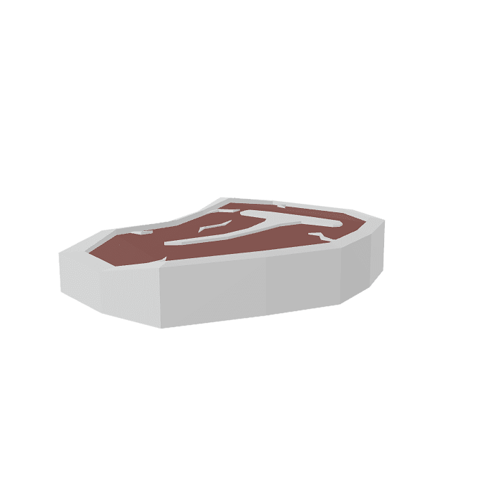 Steak, Food, Red 3D model. Free for use. - Image 1