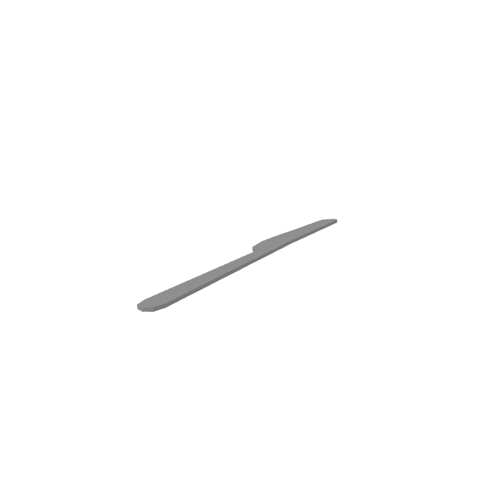 Knife, Kitchenware, Metal 3D model. Free for use.