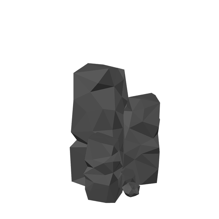 Rock, Low poly, Nature 3D model. Free for use. - Image 1