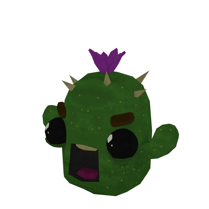 Cactus, Plant, Green 3D model. Free for use. - Image 1