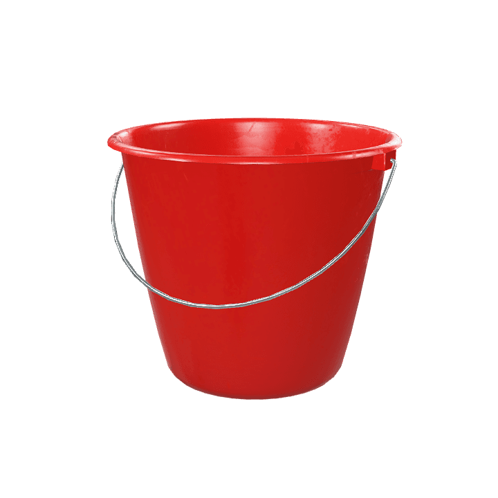 Bucket, Metal, Water 3D model. Free for use. - Image 1