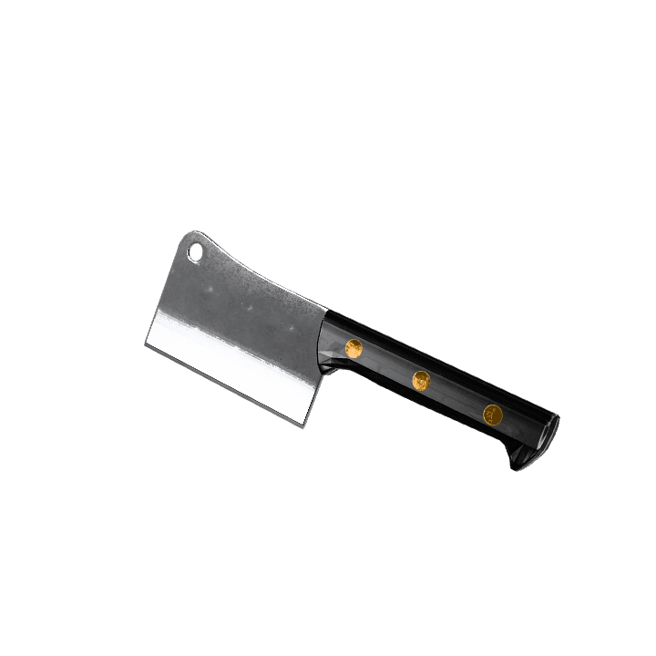 Cleaver, Knife, Kitchen 3D model. Free for use.