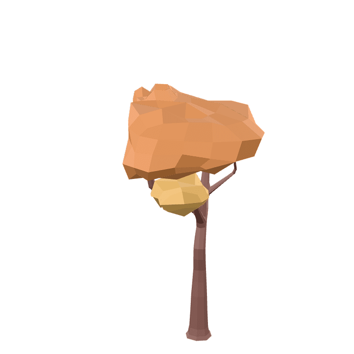 Common-tree, Autumn, Tree 3D model. Free for use. - Image 1