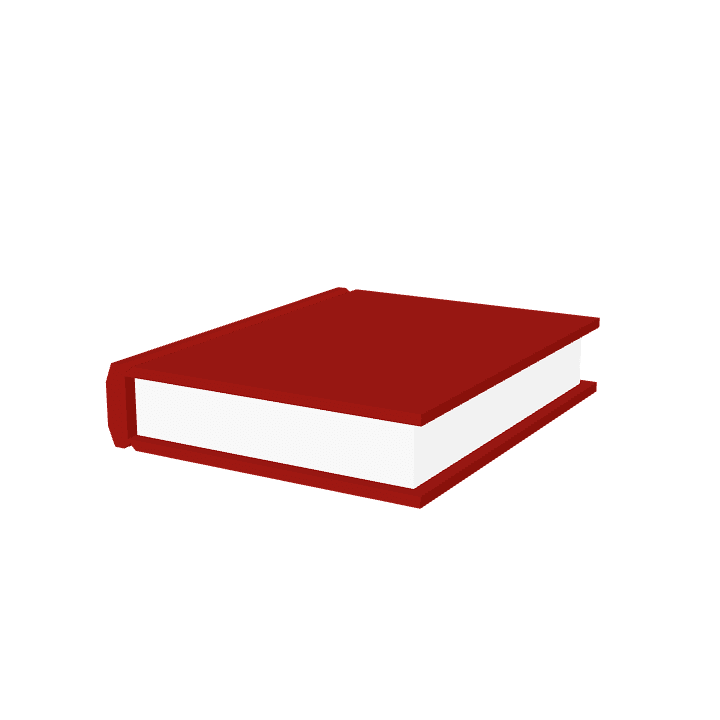 Book, Low poly, Pages 3D model. Free for use. - Image 1