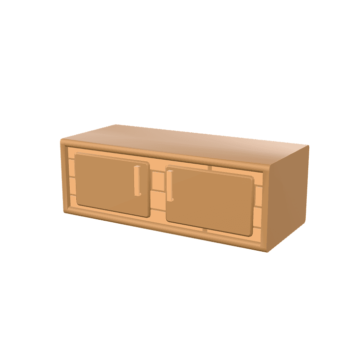 Environment-cabinet, Cabinet, Wood 3D model. Free for use. - Image 1