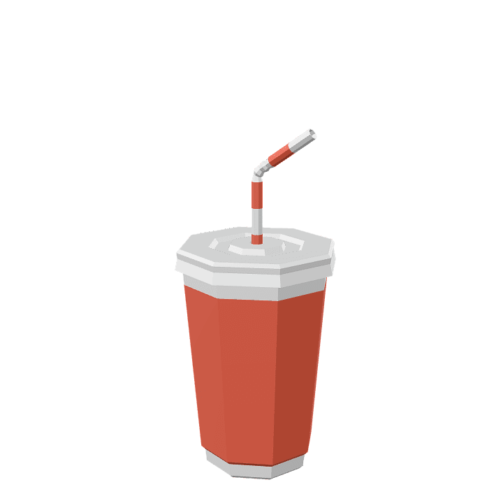 Soda, Drink, Beverage 3D model. Free for use. - Image 1