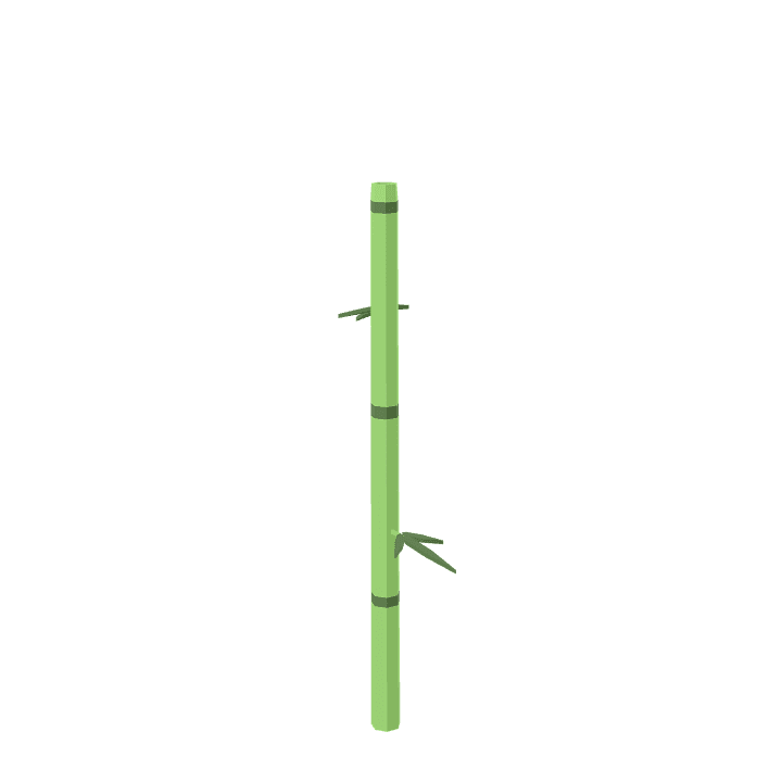 Bamboo, Plant, Green 3D model. Free for use. - Image 1