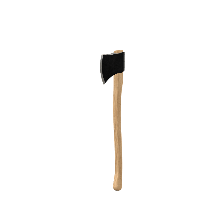 Axe, Hand axe, Chopping tool 3D model. Free for use. - Image 1