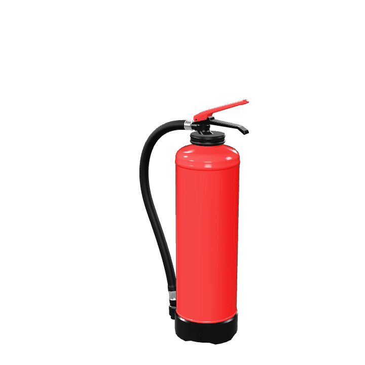 Fire extinguisher, Red, Fire 3D model. Free for use. - Image 1