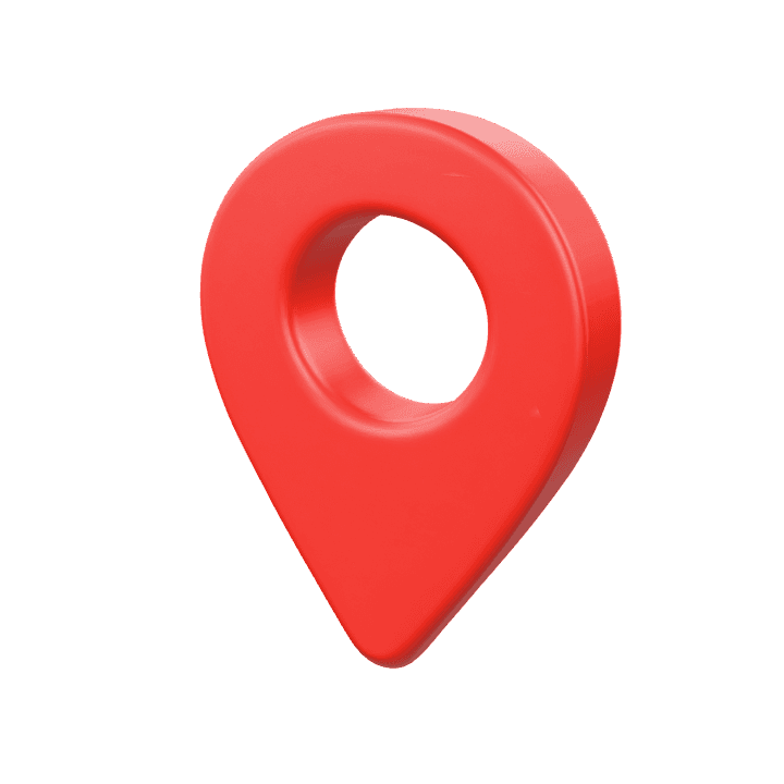 Red map marker icon, Gps navigation symbol 3d, Travel destination icon 3D model. Free for use. - Image 1