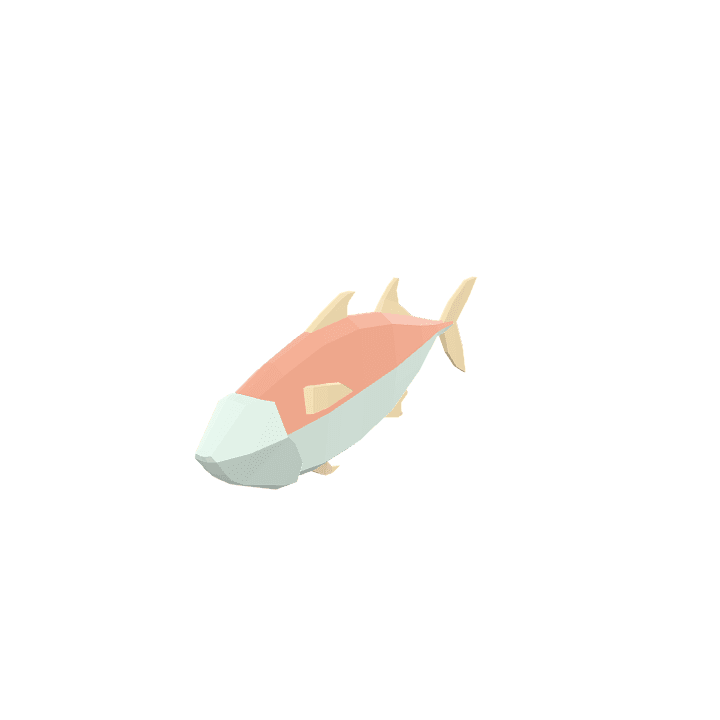 Fish, Aquatic, Animal 3D model. Free for use. - Image 1
