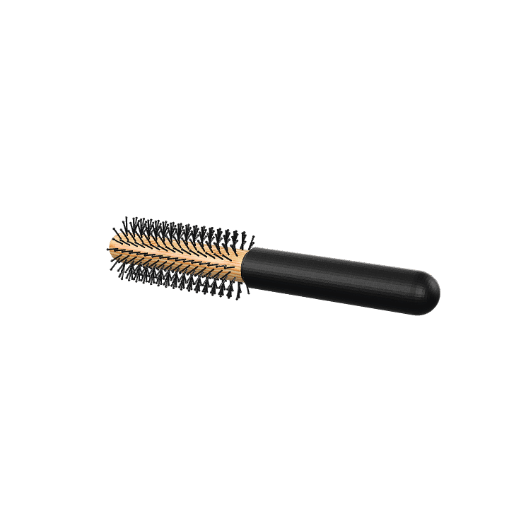 Hairbrush, Comb, Hair 3D model. Free for use. - Image 1