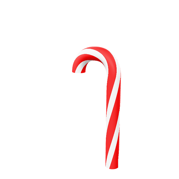 Sweet, Christmas, Decoration 3D model. Free for use. - Image 1