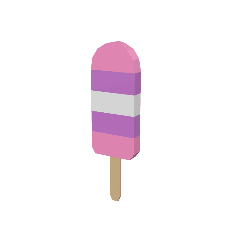 Popsicles, Multiple, Frozen-dessert 3D model. Free for use. - Image 1