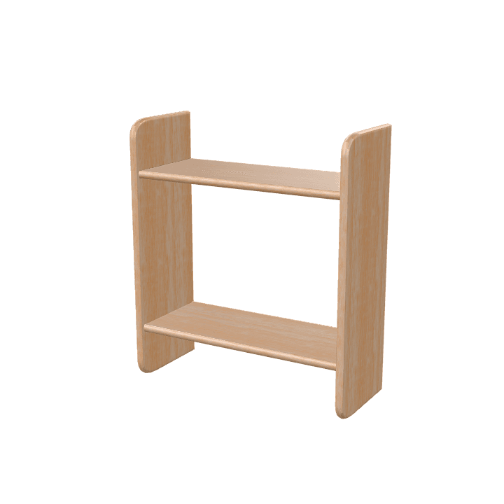 Wall-shelf, Shelf, Wood 3D model. Free for use. - Image 1