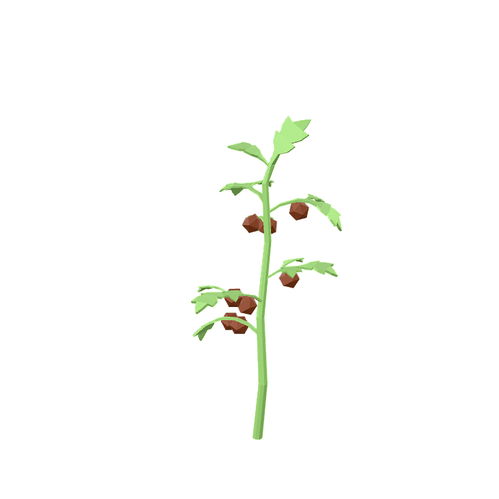 Tomato, Vegetable, Red 3D model. Free for use. - Image 1