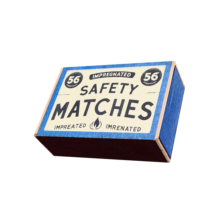 Match-box, Matches, Fire 3D model. Free for use. - Image 1