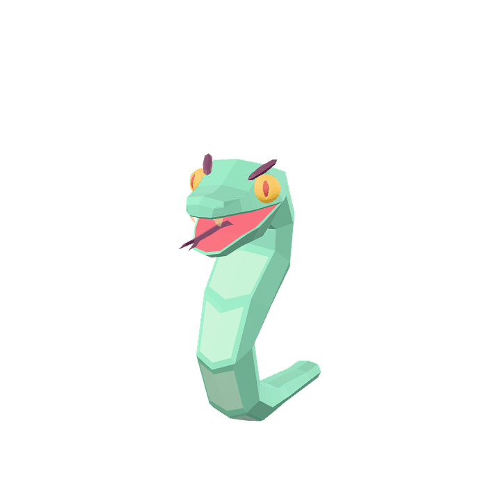 Snake, Animal, Green 3D model. Free for use.