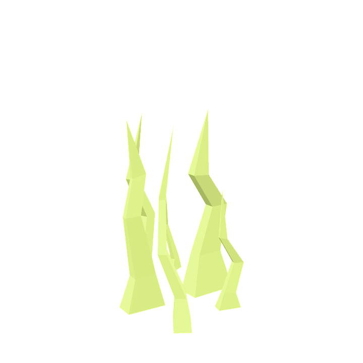 Grass, Plant, Green 3D model. Free for use. - Image 1