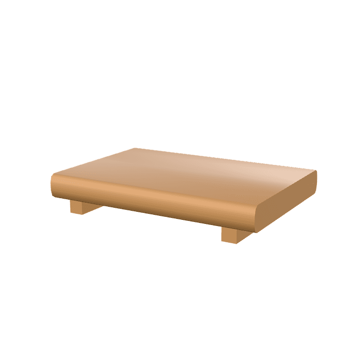 Wooden-board, Board, Wood 3D model. Free for use. - Image 1