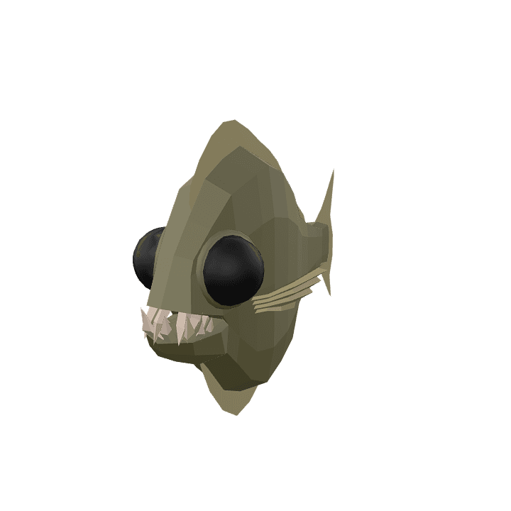 Turbot, Fish, Brown 3D model. Free for use. - Image 1