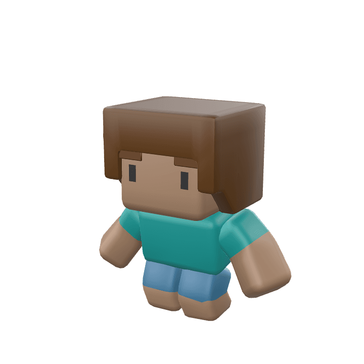 Male-character, Man, Boy 3D model. Free for use. - Image 1