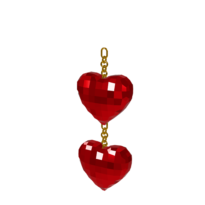 Heart, Love, Valentine's day 3D model. Free for use. - Image 1