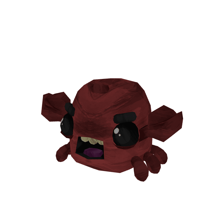 Crab, Animal, Red 3D model. Free for use. - Image 1