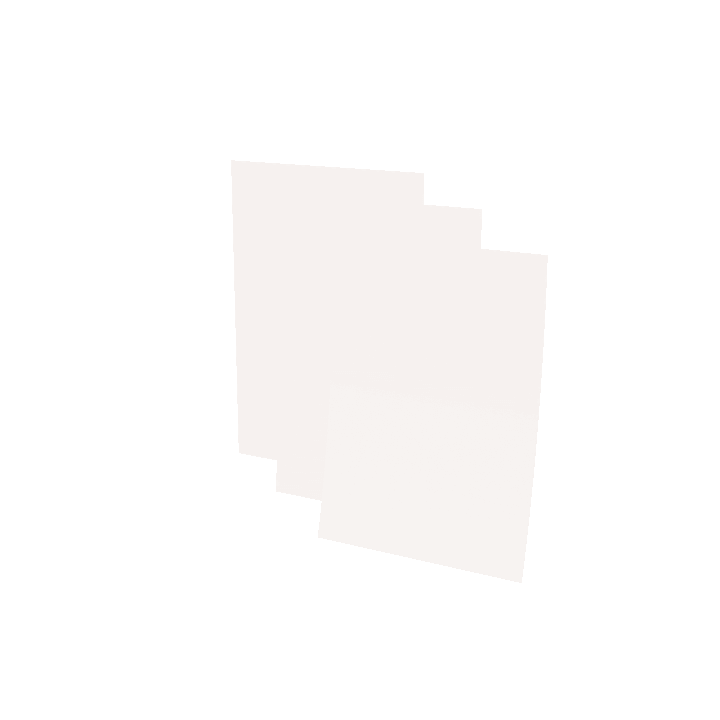 Paper, White, Sheet 3D model. Free for use. - Image 1