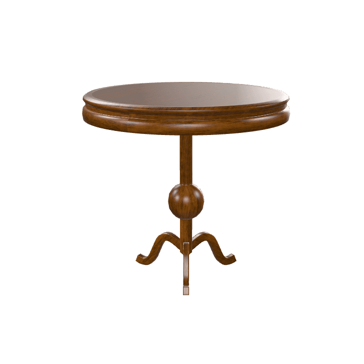 Table, Wood, Furniture 3D model. Free for use. - Image 1