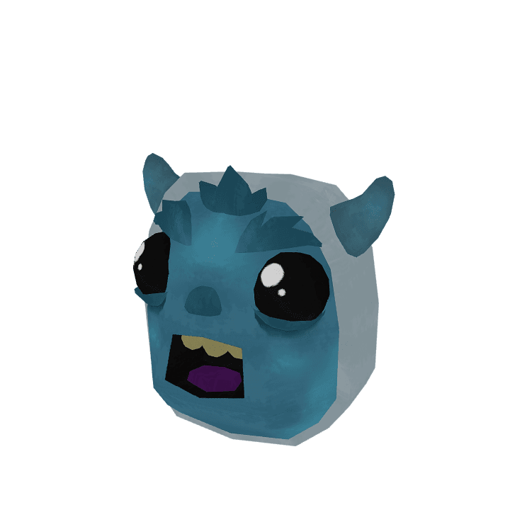 Yeti, Monster, White 3D model. Free for use. - Image 1