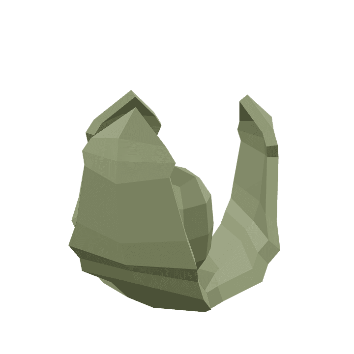 Lettuce, Vegetable, Green 3D model. Free for use.