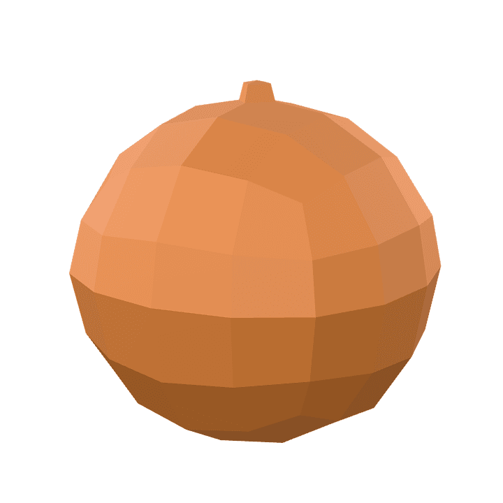 Orange, Fruit, Orange-color 3D model. Free for use. - Image 1