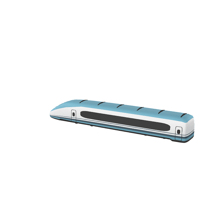 High-speed-train, Train, Locomotive 3D model. Free for use. - Image 1