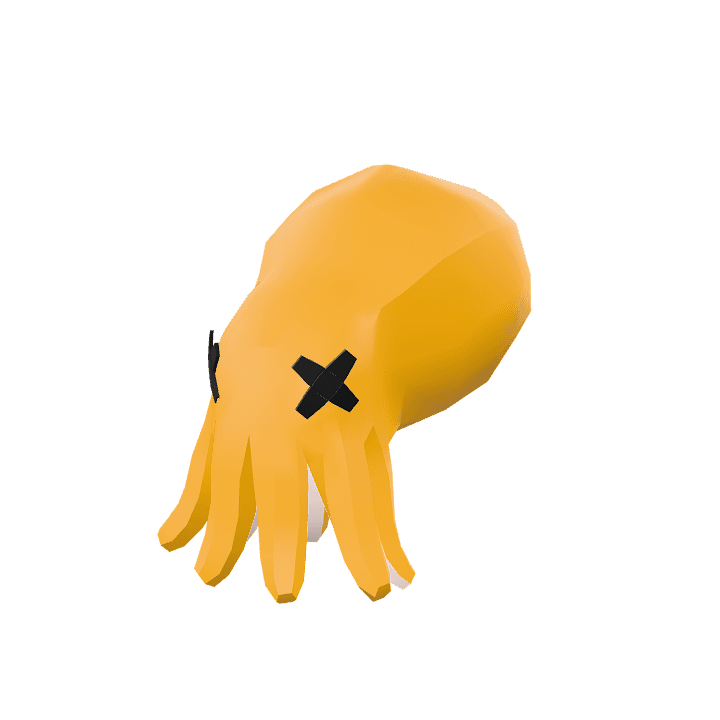 Octopus, Food-ingredient, Seafood 3D model. Free for use.