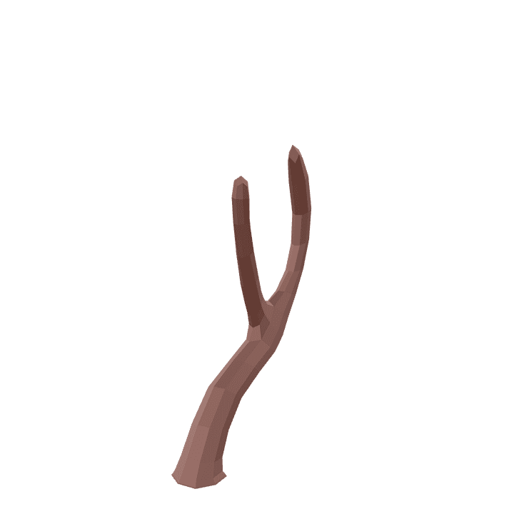 Willow-tree, Dead, Tree 3D model. Free for use. - Image 1