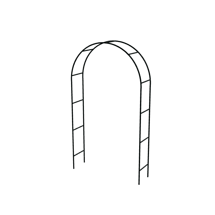 Rose-arch, Arch, Garden 3D model. Free for use.